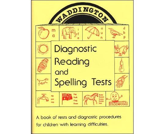 Picture of Reading & Spelling Tests 1st Edition Hardcopy - Superseded - See 3rd Edition