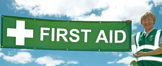 Picture of First Aid --Banner 2m x .5m