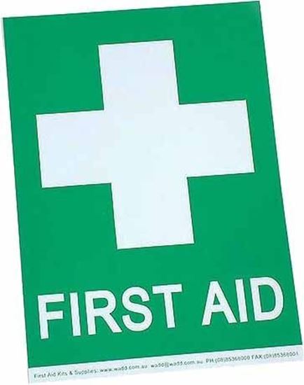 Picture of First Aid --Sign Large A4