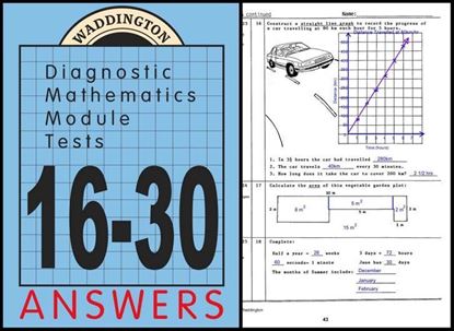 Picture of Maths Module Tests 16-30Answers eBk